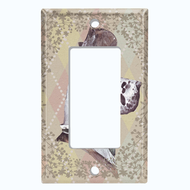 Plaque murale berçante Tuxedo Fancy Big Dalmation