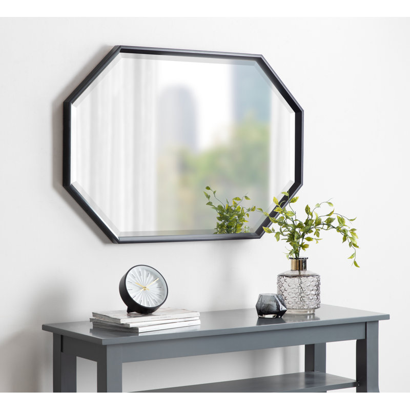 Flat Mirror, Black, 37.5" x 25.5"