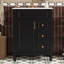 Meuble-lavabo 24 po avec lavabo en céramique, petite armoire de salle de bain moderne, 2 tiroirs et tablette réglable-354746602-354746606