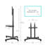 ONKRON Single Screen Floor Stand Mount