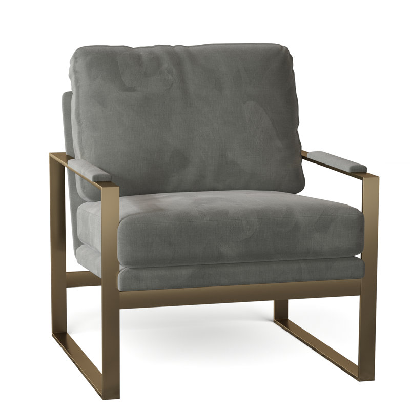 Fauteuil Gramercy, 9953 Polyester étain