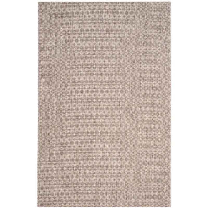 Mccullough Solid Colour Hand Woven Indoor / Outdoor Area Rug, Rectangle 122 x 170 cm