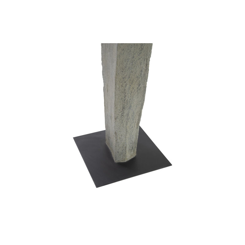 White Stone Cast Women Statue, Gray