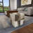 Leather Handmade Cowhide Patchwork Living Room Stool-56231570