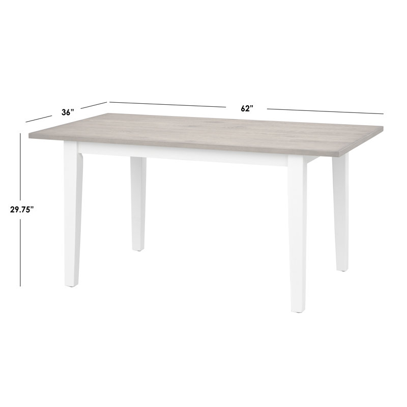 Dougall 4 - Person Four Leg Dining Set, Gray