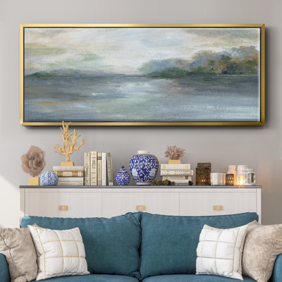 Blue Ethereal- Framed Canvas