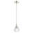 1 - Light Polished Nickel Pendant