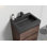 Bassin en quartz intégré intégré sans drain, robinet et armoire