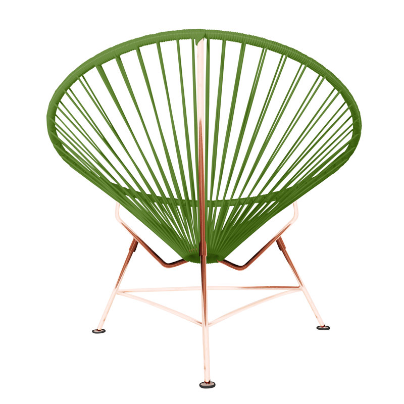 Innit Indoor Handmade Lounge Chair, Cactus/Copper