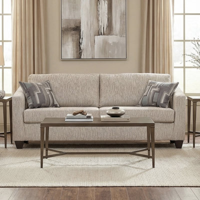88" Upholstered Track Arm Sofa - Chapman Taupe