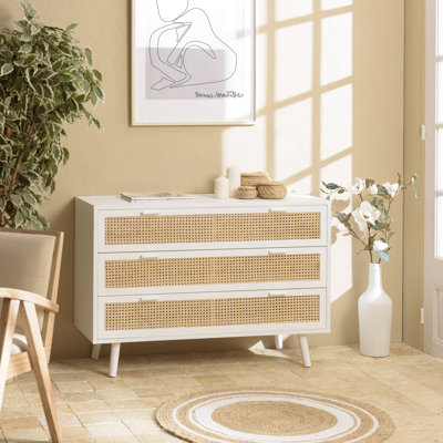 SANDRO 110cm W 3 - Drawer Chest of Drawers