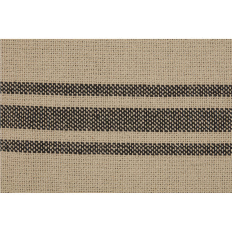 Mill House Stripe Black Euro Sham