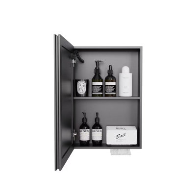 LED Lighted Medicine Cabinet with Anti-fogging