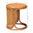 Demetric Large Bohemian Honey Rattan End Table-2093963594