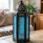Moroccan Candle Lantern Decorative Candle Holder Lamp for Table or Hanging, Ramadan Decorations, Weddings, Indoor Home Decor, Outdoor Patio or Porch (Set of 2)-656086472-656086470
