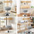 Modern Swivel Adjustable Height Accent Stool-992397481