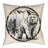 Lodge Cabin Bear Reversible Throw Pillow-26962289-26962299