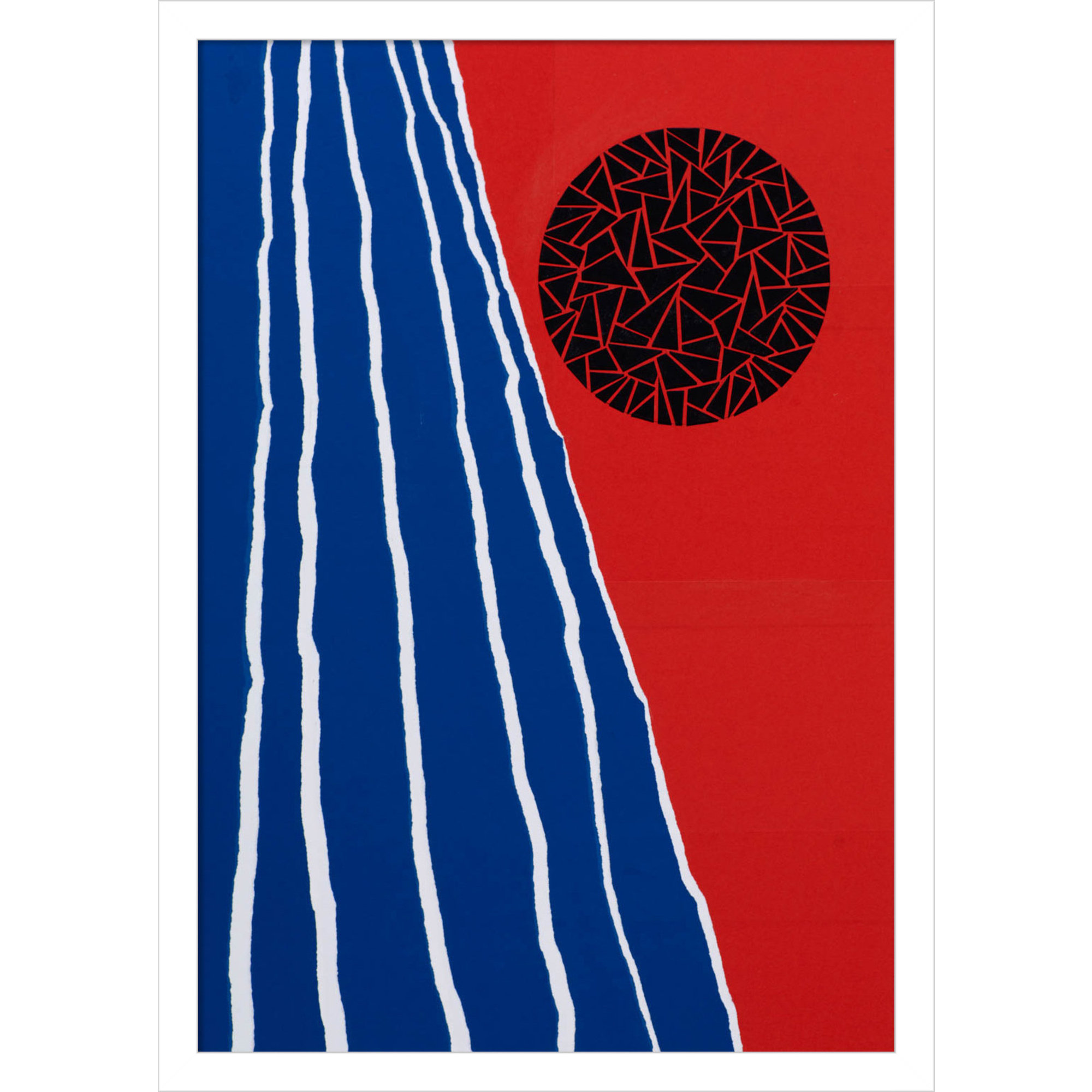 Orbis Factor by Alex Dunn, White, 21" H x 15" W x 1" D