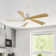 52" 5-Blade Modern LED Ceiling Fan with Light Kit and Remote Control