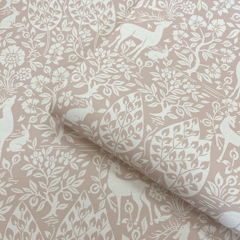 10.05m x 53cm Matte Wallpaper Roll, Pink