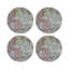 Sous-verres ronds en cuir végétalien Impressionism Holiday-119015399