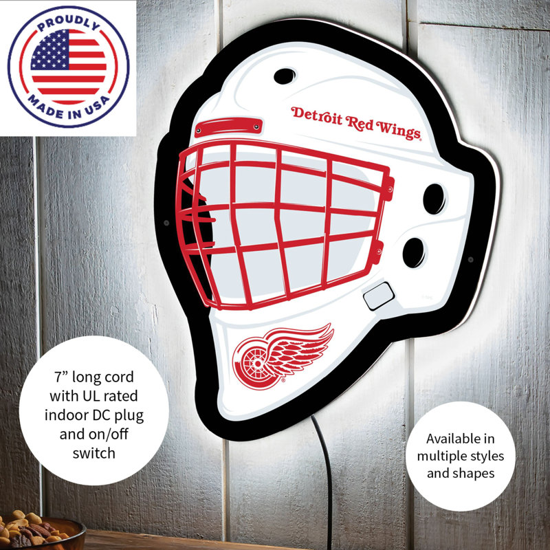 Enseigne murale NHL Team, Detroit Red Wings