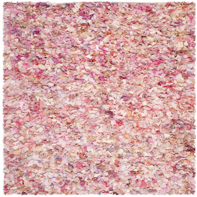 Godsey Shag Hand Woven Performance Geometric Rug