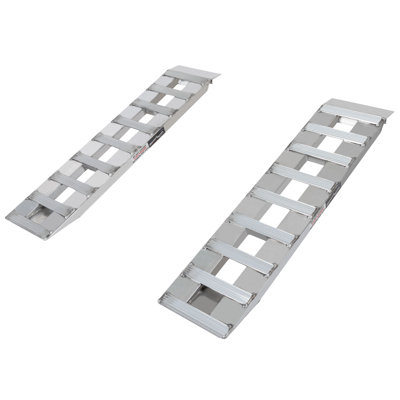 Aluminum Auto Hauler Loading Ramps 3000 lb per Axle Capacity