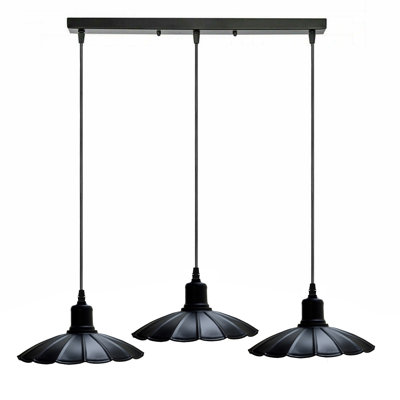 3 - Light Black Kitchen Island Pendant