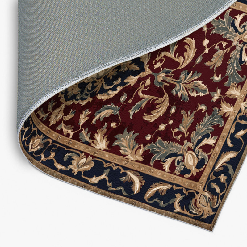 Tapis d'intérieur et d'extérieur brun français, Rectangulaire 8 pi x 10 pi