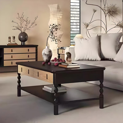 A retro and elegant coffee table