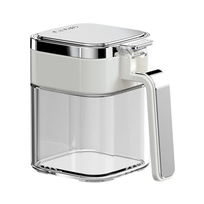 a cruet Glass Seasoning Boxes-Seasoning Glass Containers Food Storage Bowl  380ml  Container Bowl Food Grade Airtight Seasoning Glass Container Cassette Lid