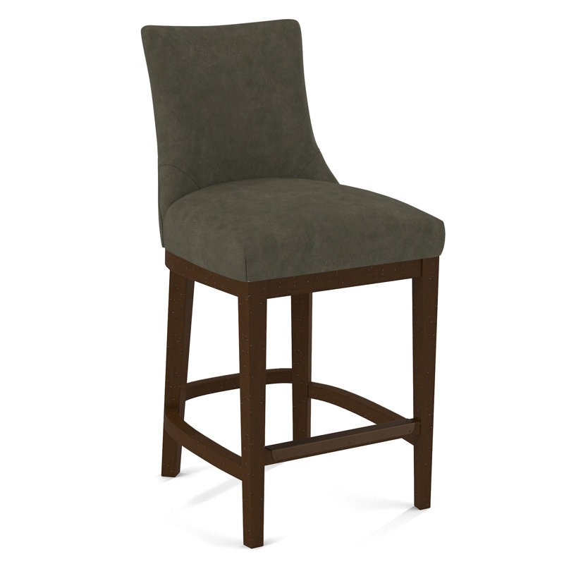 Upholstered Stool, Nutmeg, Applause Archway Grey