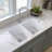 32'' L Double Bowl Fireclay Kitchen Sink