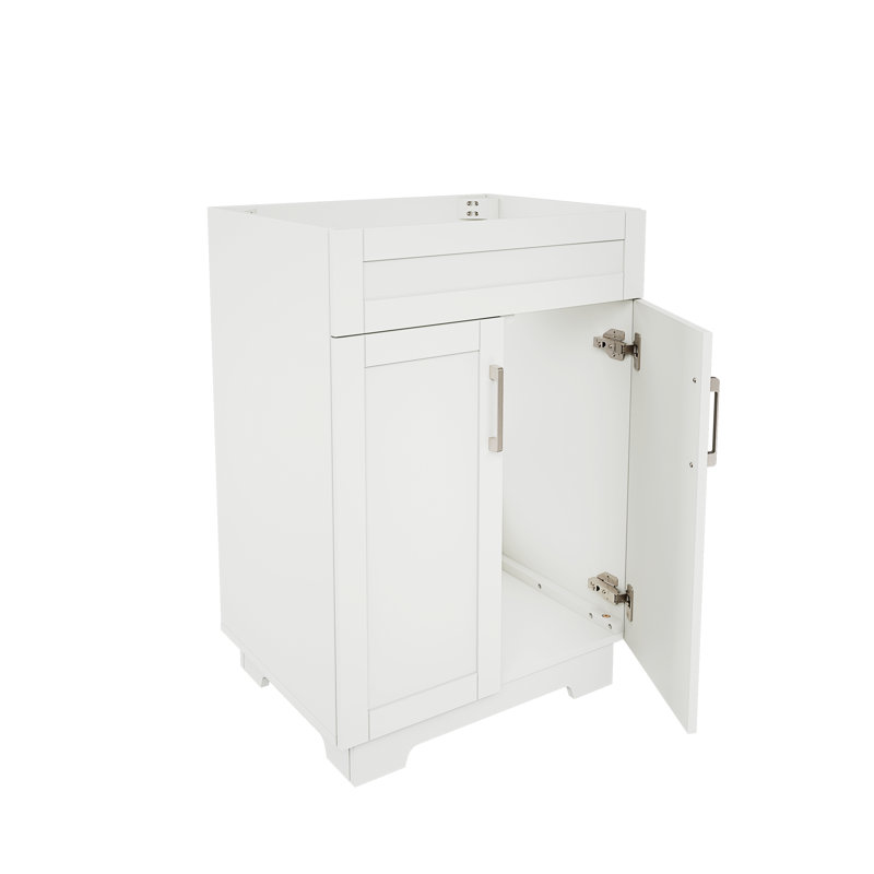 Meuble-lavabo moderne 24 po sans lavabo, simple