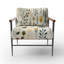 Fauteuil d'appoint rembourré Earthy Zen Garden-915936115
