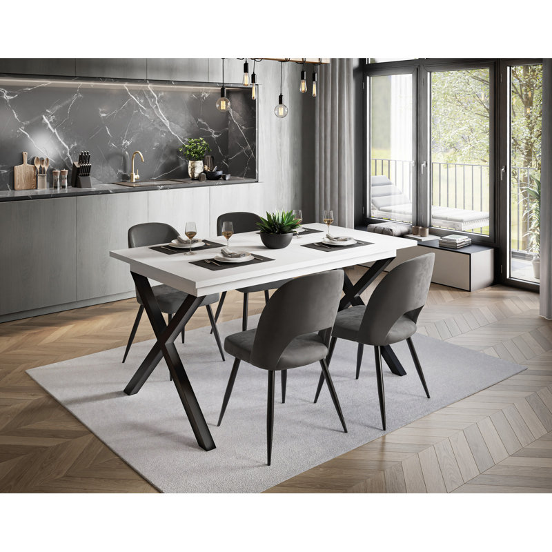 Ishanjeet Rectangular 190Cm L x 85Cm W Dining Table