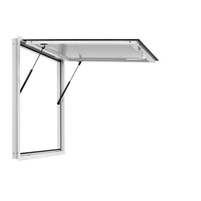 Fenêtre de service 36 x 36 en aluminium avec cadre en alliage Concession