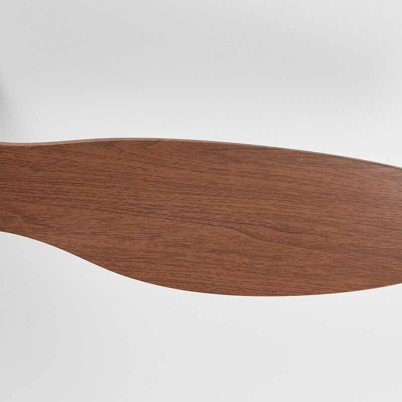 Ventilateur de plafond encastré noir 42 po avec lumière DEL et télécommande