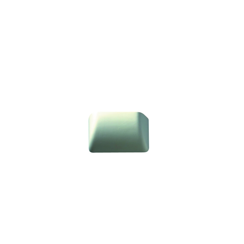 Plafonnier encastré d'extérieur blanc mat Monhollan, H 4,25 po x l 7,75 po x P 5,5 po