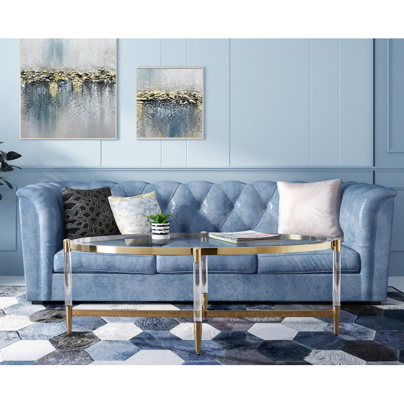 Glass Top Coffee Table
