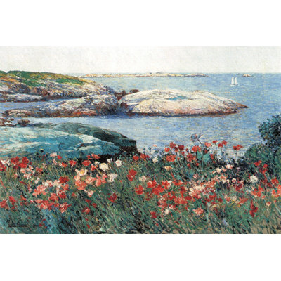 "pop of shoals" par frederick child hassam, reproduction d’art sur toile tendue