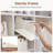 Fabric Storage Bins, Extra Large Storage Baskets For Shelves, Closet Organizers And Storage Bins With Metal Frame, Handles, Jumbo, Natural Color, 2-Pack-124511455