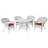 4 - Person Patio Dining Set with Round Table , Cushions Included-12655415-12638218