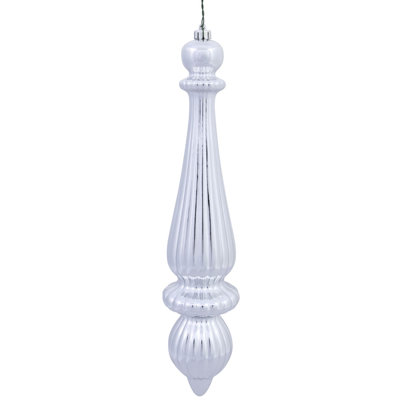 14" Finial Drop Christmas Ornament UV