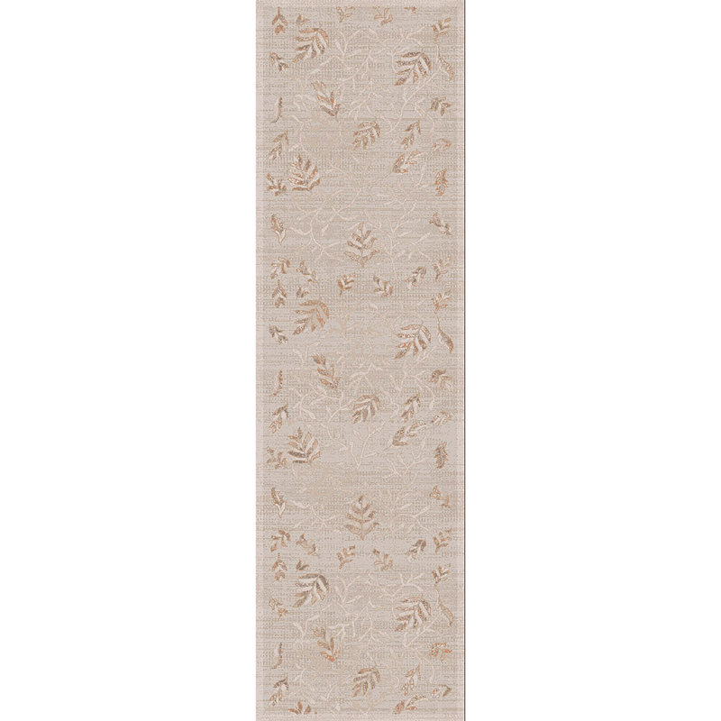 IRVING 2X7.5 15555-186 CREAM/BEIGE/RUST, Runner 2' x 7'5"