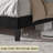 Alber Velvet Upholstered Platform Bed with Storage Headboard and Charging Station,Bed Frame with Diamond Design and LED Lights-2118561676-2118561677