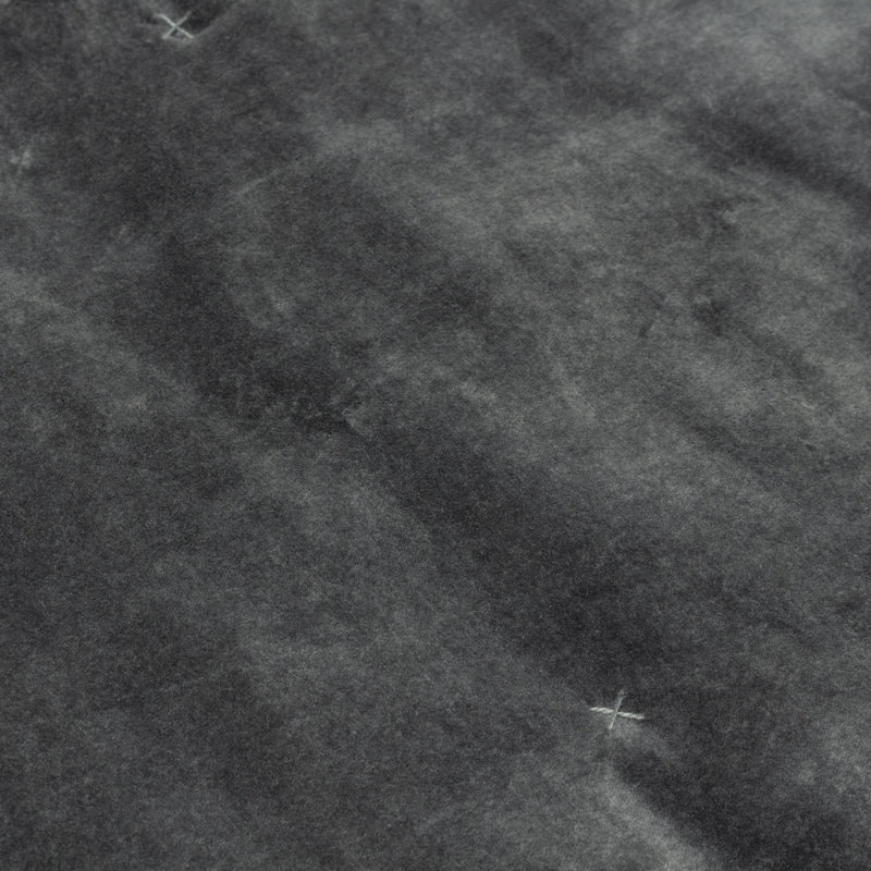 Jaye Velvet Solid Colour Bedspread, Slate