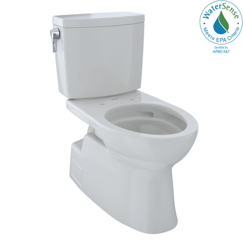 Vespin® II 1 GPF Elongated Two-Piece Toilet, Colonial White, Left-Hand