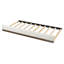  Full Size Upholstered Daybed with Trundle and Nailhead Trim, Beige